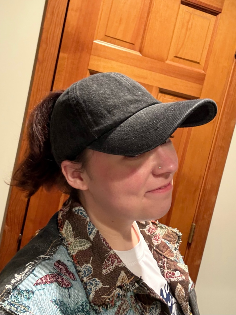 ❤️Buy Now Price❤️ Denim Ponytail Baseball Cap, Backless Messy Bun Hat - Choose 1 - Picture 16 of 16